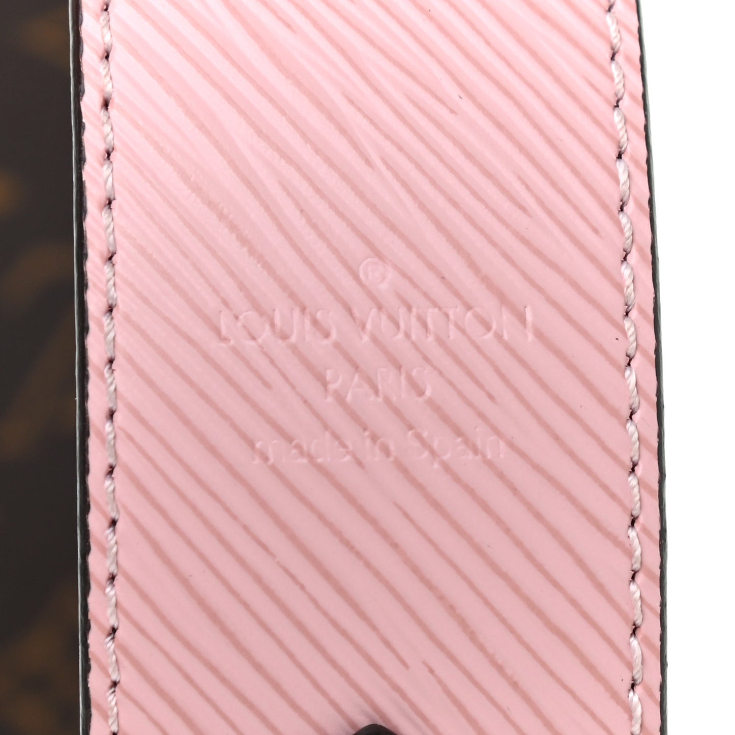 Epi Monogram Bandouliere Shoulder Strap Rose Ballerine