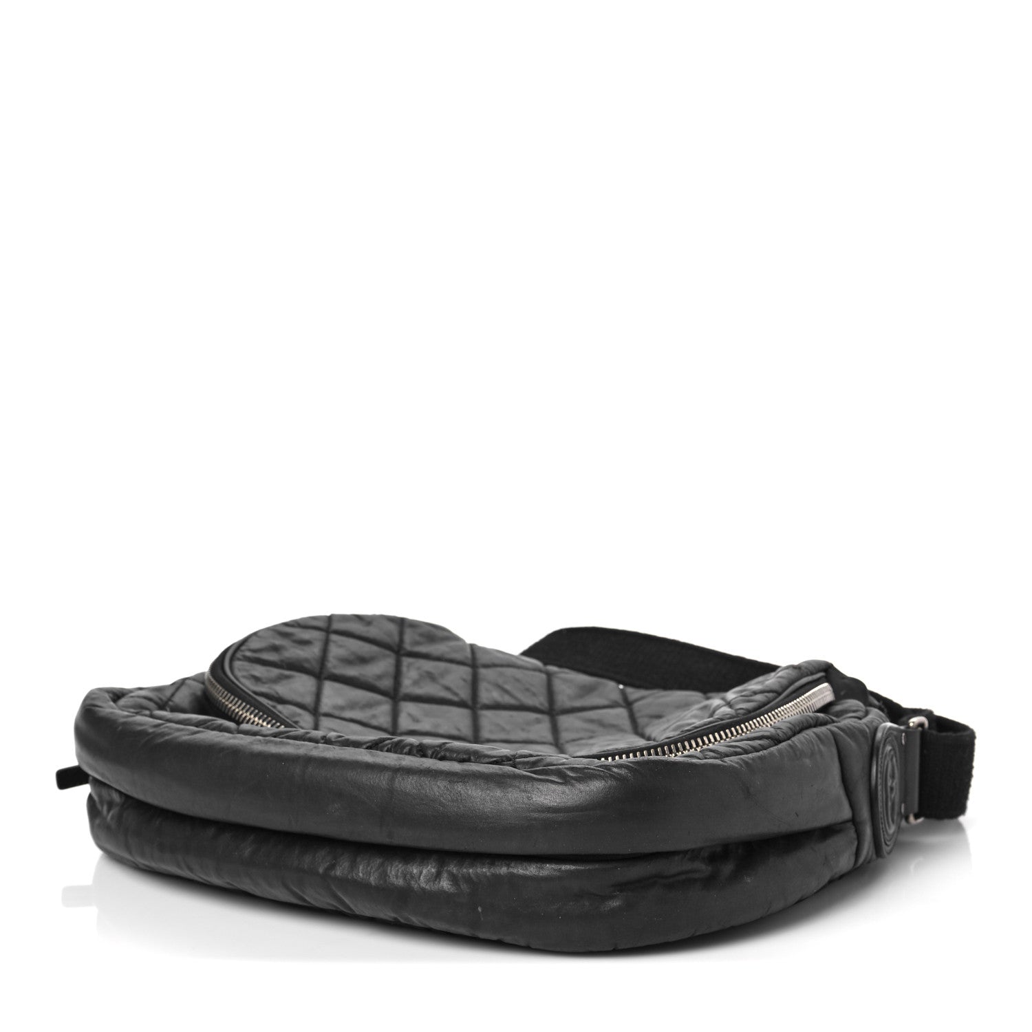 Chanel Nylon Quilted Coco Cocoon Messenger Black 5 of 13