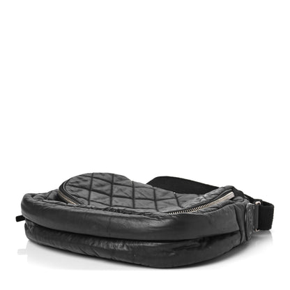Chanel Nylon Quilted Coco Cocoon Messenger Black 5 of 13