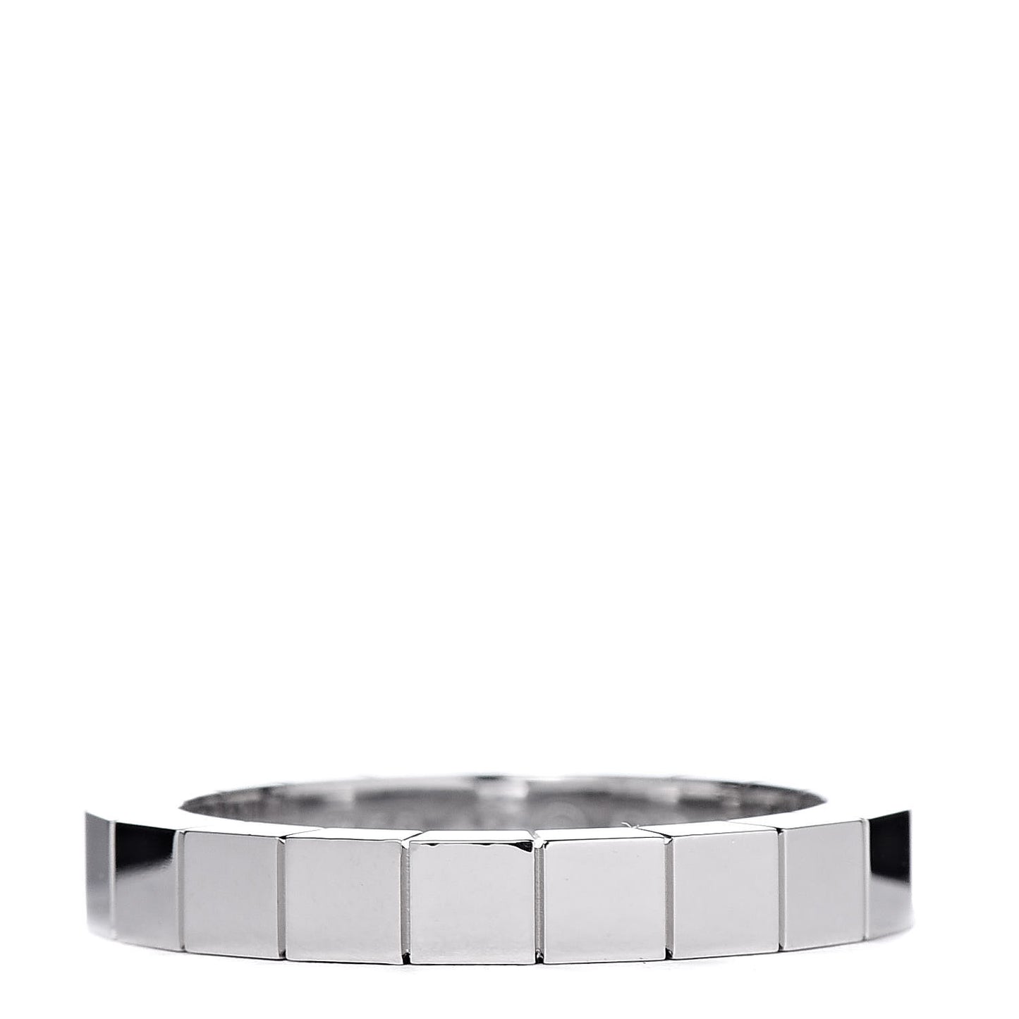 18K White Gold Lanieres Ring 49 4.75