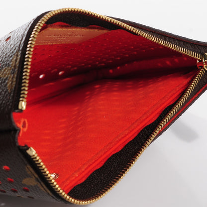 Louis Vuitton Monogram Perforated Pochette Plat Orange 5 of 7