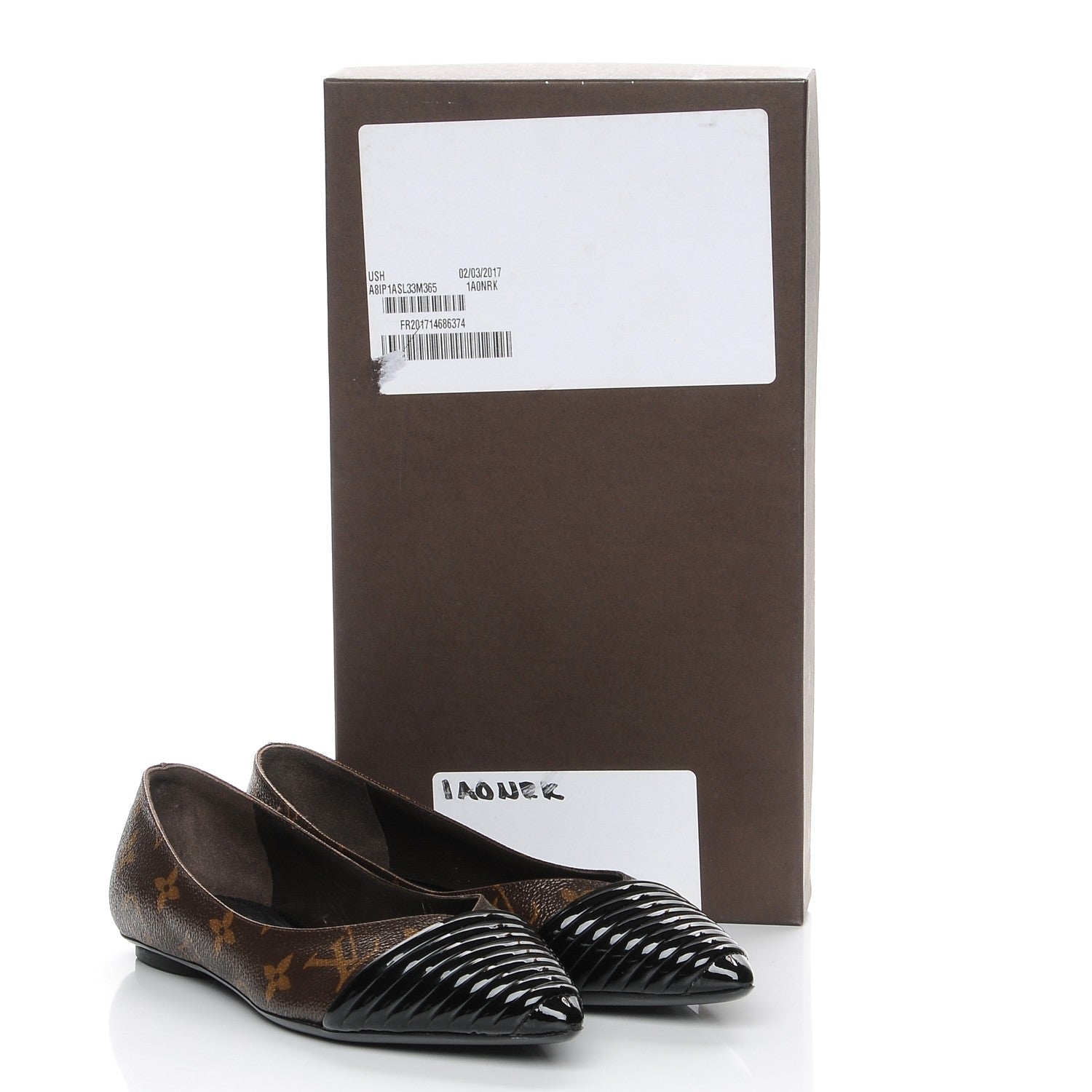 Louis Vuitton Monogram Inspired Ballerina Flats 36.5 9 of 9