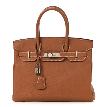 Hermes Togo Birkin 30 Gold 1 of 12