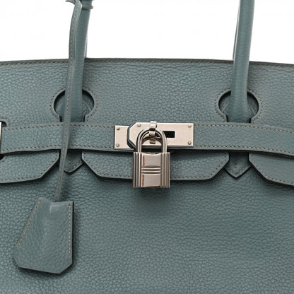 Hermes Togo JPG Shoulder Birkin II 42 Ciel 8 of 16