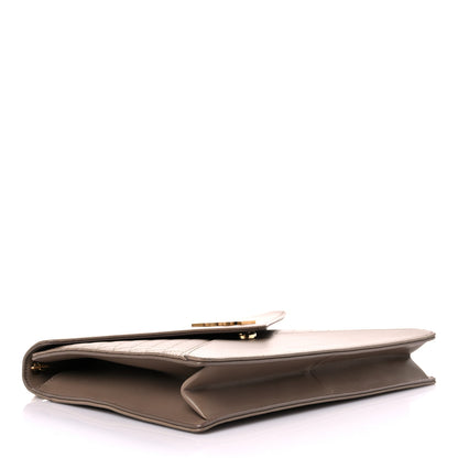 Saint Laurent Lambskin Quilted Monogram Gaby Chain Bag Taupe 4 of 12