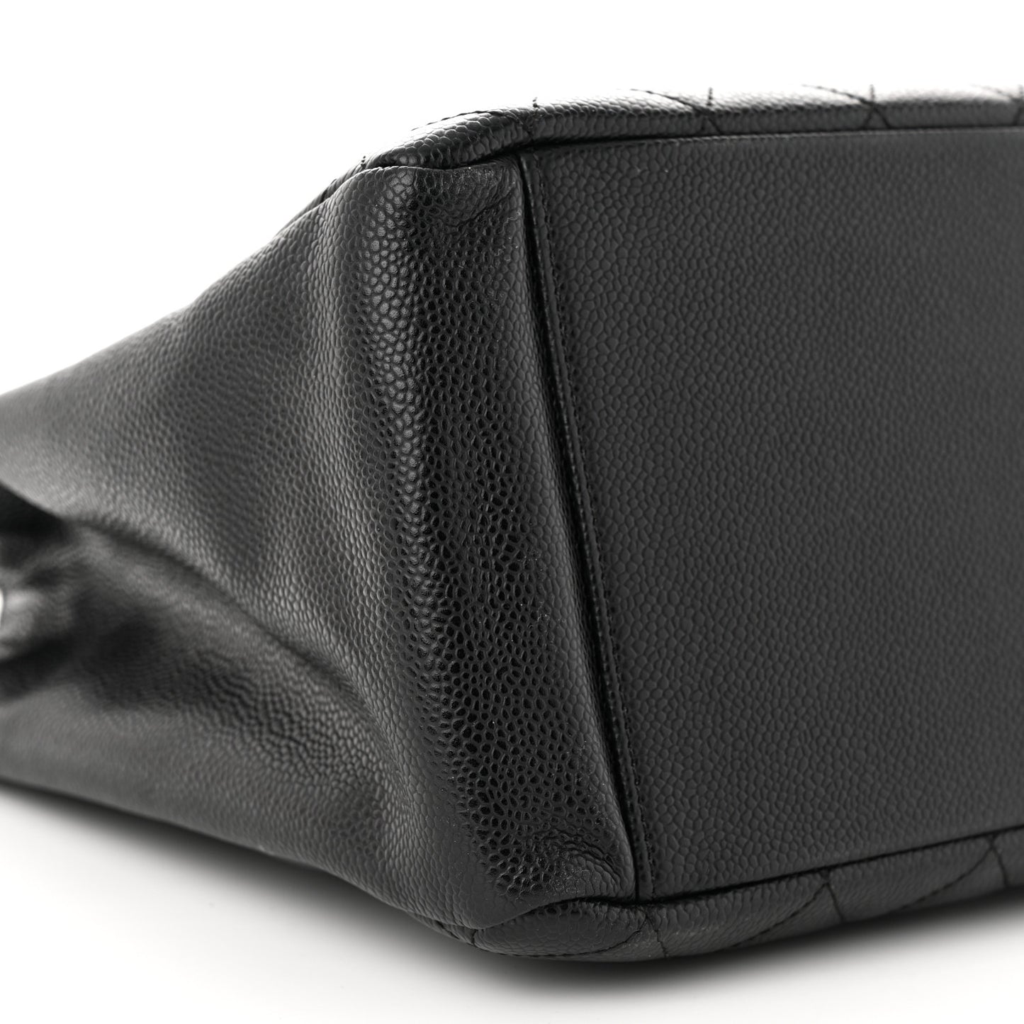Caviar Quilted Grand Shopping Tote GST Black