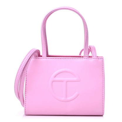 Telfar Vegan Leather Small Shopping Bag Bubblegum 1 of 9