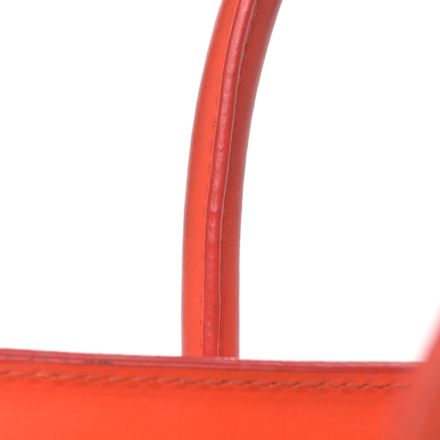Celine Smooth Calfskin Micro Luggage Bright Orange 30 of 30