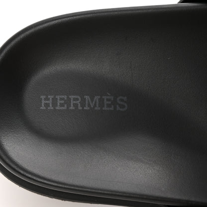 Hermes Calfskin Womens Chypre Sandals 38 Black 8 of 11