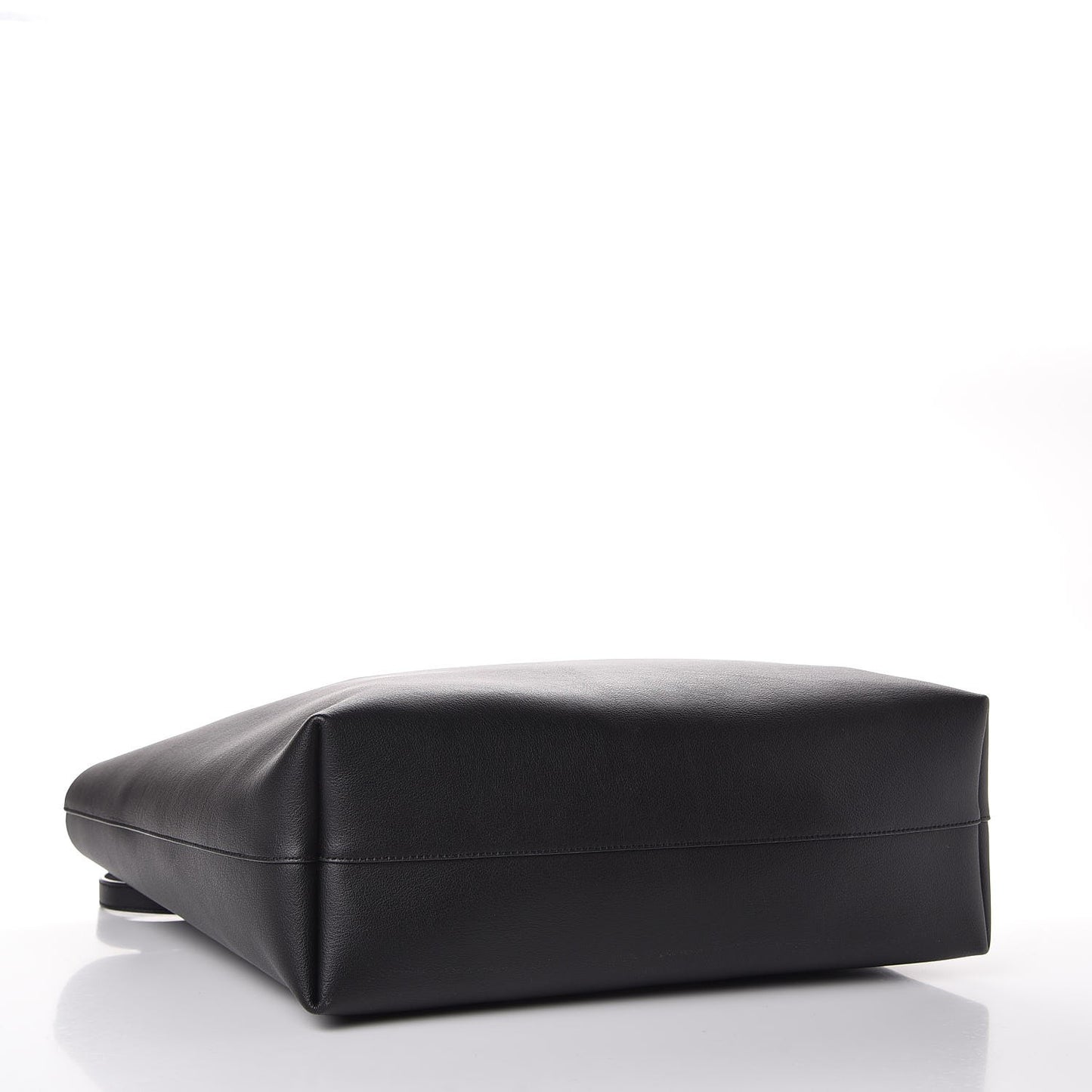 Calfskin Large Shopping Tote Black
