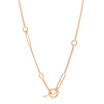 Hermes 18K Rose Gold Echappee Necklace ST 1 of 5
