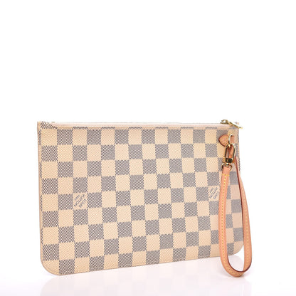 Louis Vuitton Damier Azur Neverfull MM GM Pochette 3 of 7