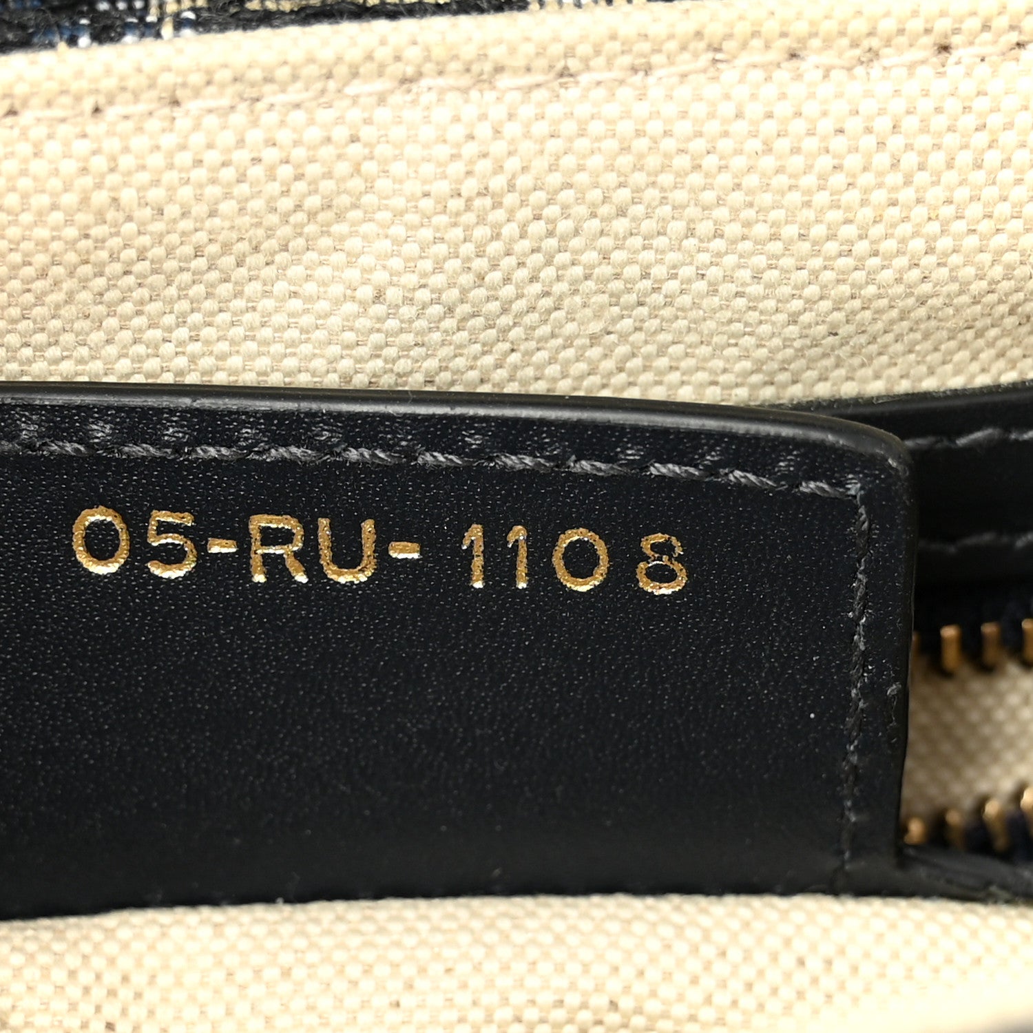 Christian Dior Oblique Saddle Bag Blue 7 of 10