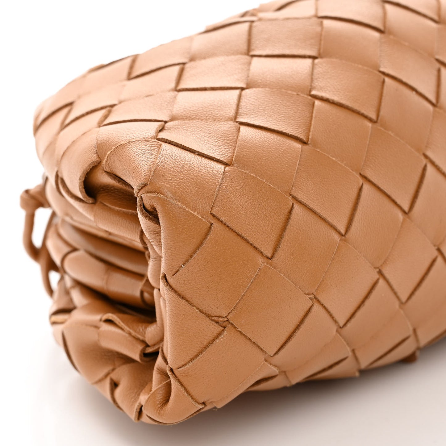 Nappa Intrecciato The Mini Pouch Carmel