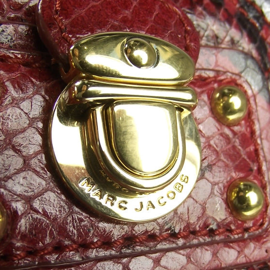 Python Embossed Large The Single Bordeaux