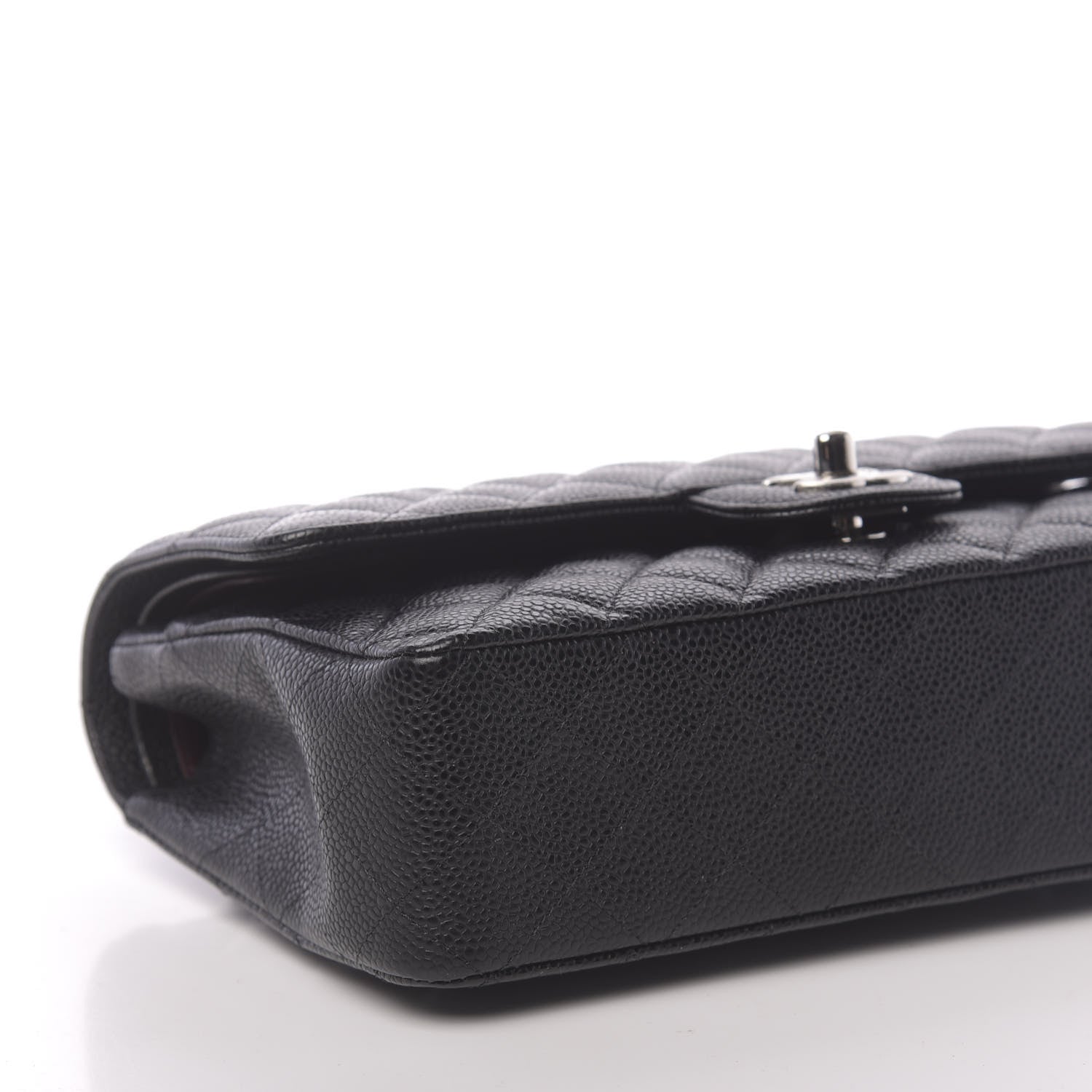 Chanel Caviar Quilted Medium Double Flap Black 8 of 10