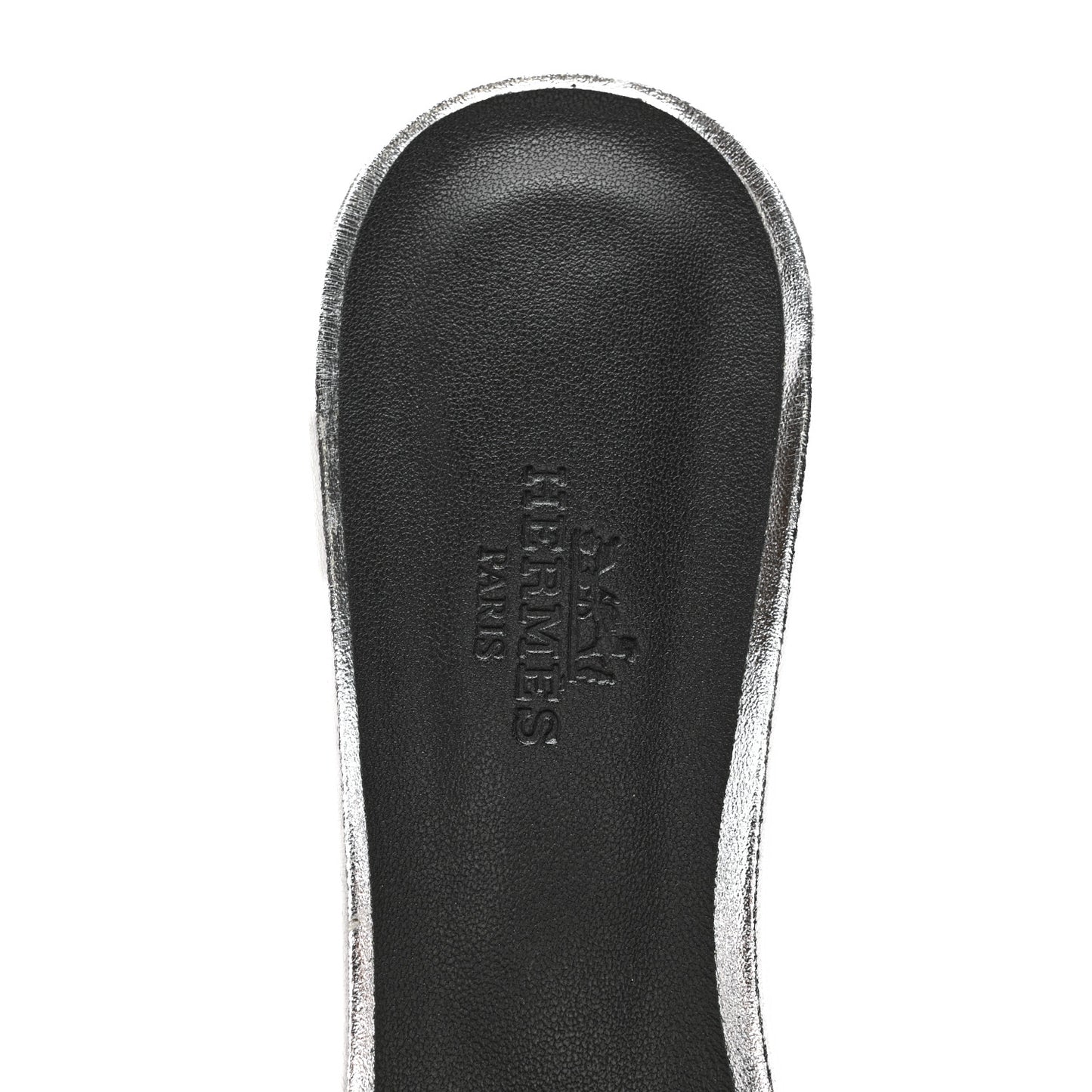 Metallic Nappa Oasis Sandals 39 Argent