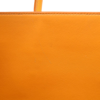 Celine Grained Calfskin Medium Phantom Luggage Saffron 10 of 19