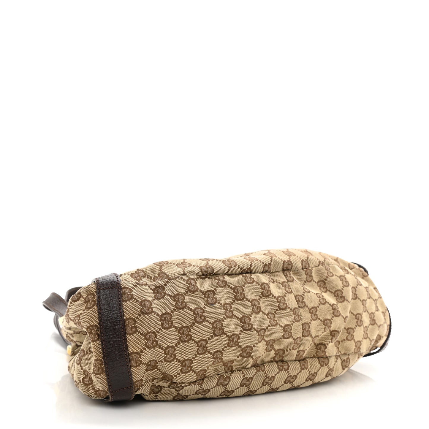 Monogram Medium Abbey Shoulder Bag Dark Brown