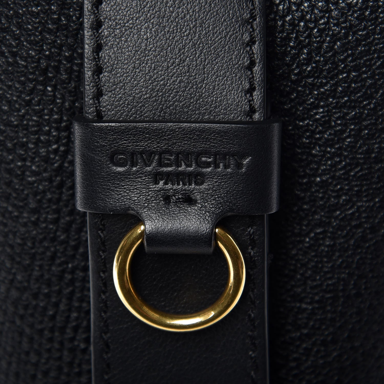 Givenchy Grained Calfskin GV Bucket Bag Black 9 of 9