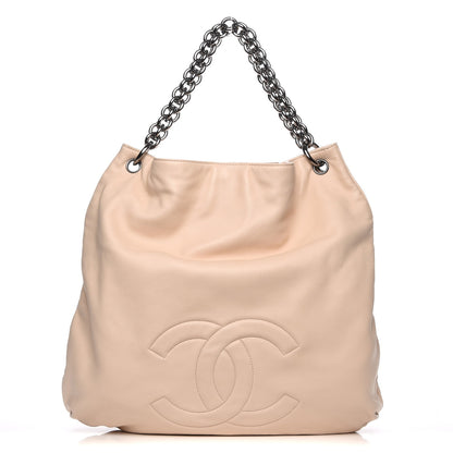 Chanel Lambskin Soft and Chain Large Hobo Beige 1 of 8