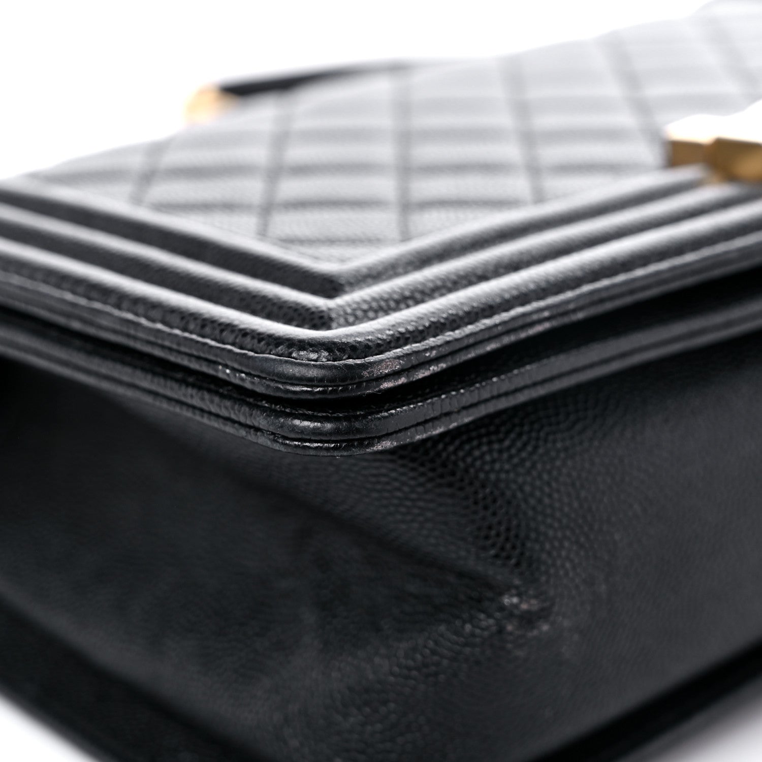 Chanel Caviar Quilted Medium Boy Flap Black 8 of 18