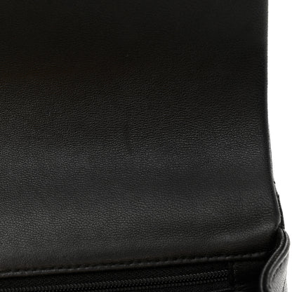 Chanel Lambskin Quilted Mini Lion Charm Top Handle Rectangular Flap Black 11 of 17