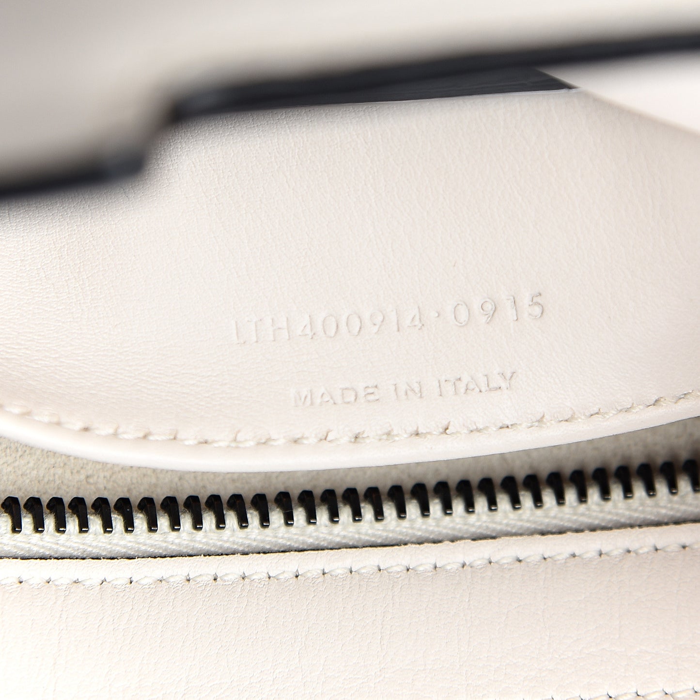 Smooth Calfskin Baby Cabas Monogram Dove White