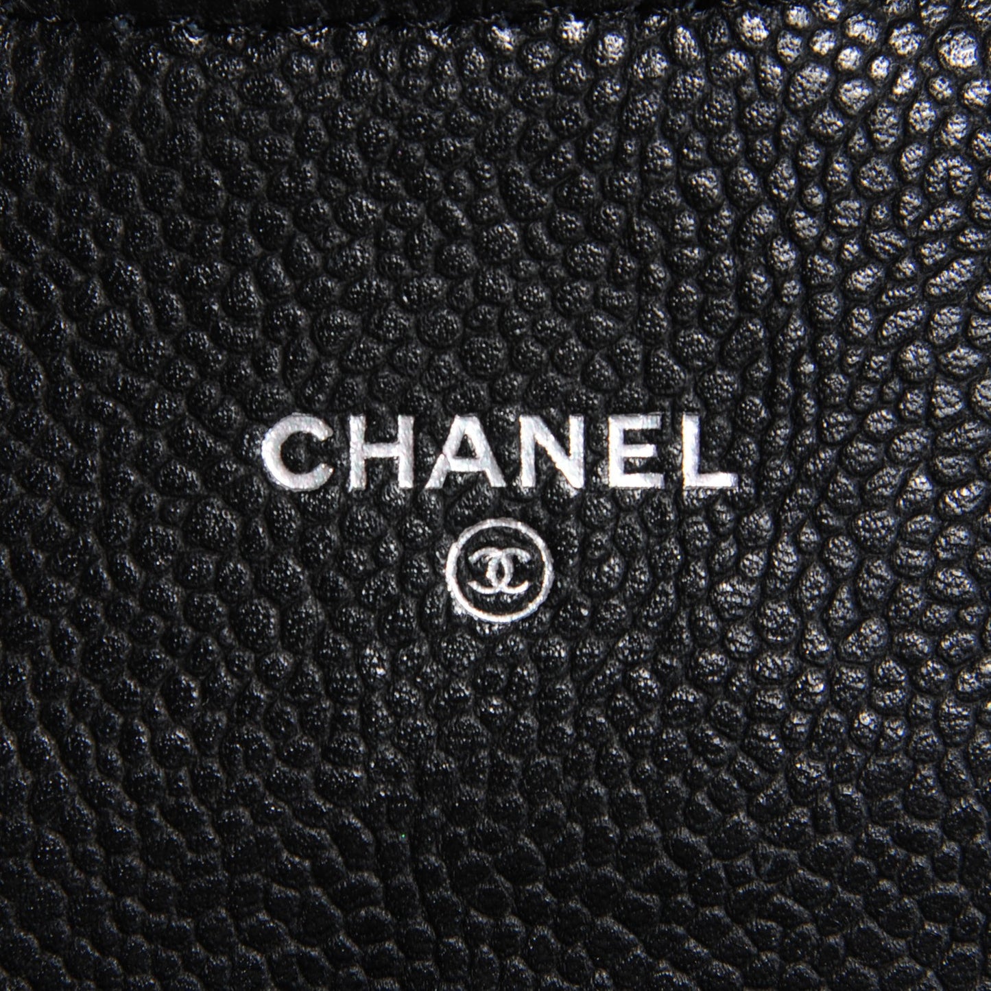 Caviar Quilted Small Flap Wallet Black