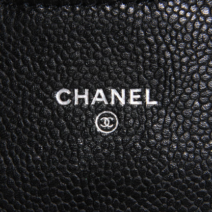 Chanel Caviar Quilted Small Flap Wallet Black 6 of 9