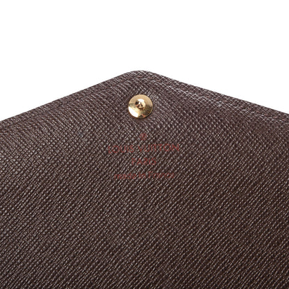 Louis Vuitton Damier Ebene Sarah Wallet NM 6 of 15