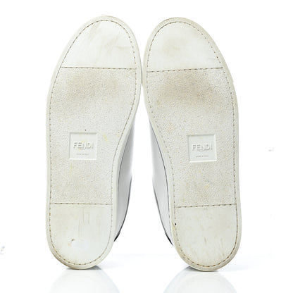 Fendi X JOSHUA VIDES Nappa Rockoclick Slip On Sneakers 37.5 Snow White Black 5 of 20