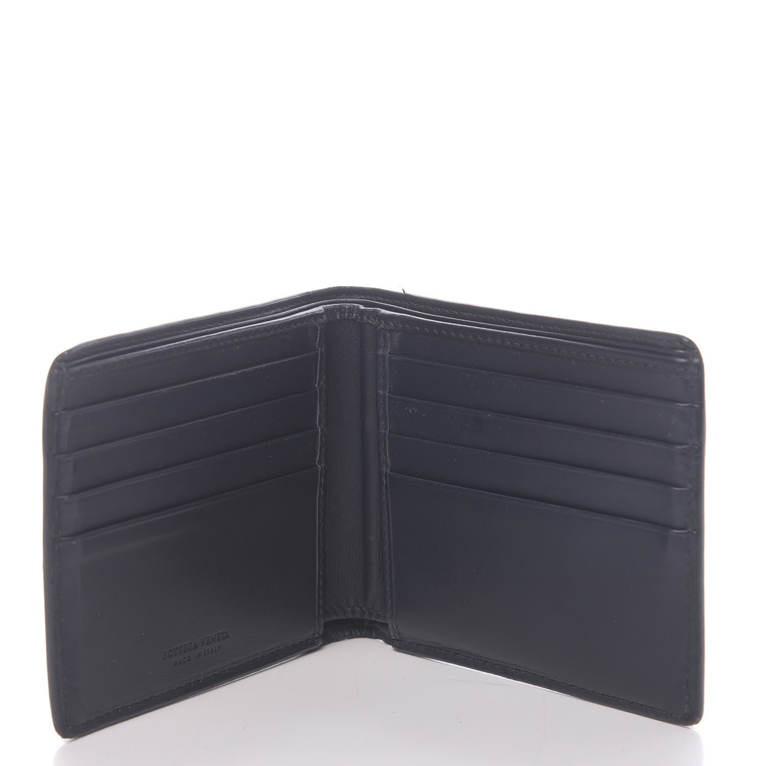Bottega Veneta Nappa Intrecciato Bi-Fold Wallet Black 5 of 6