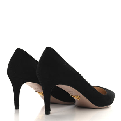 Prada Camoscio 65mm Pumps 36.5 Black 5 of 10