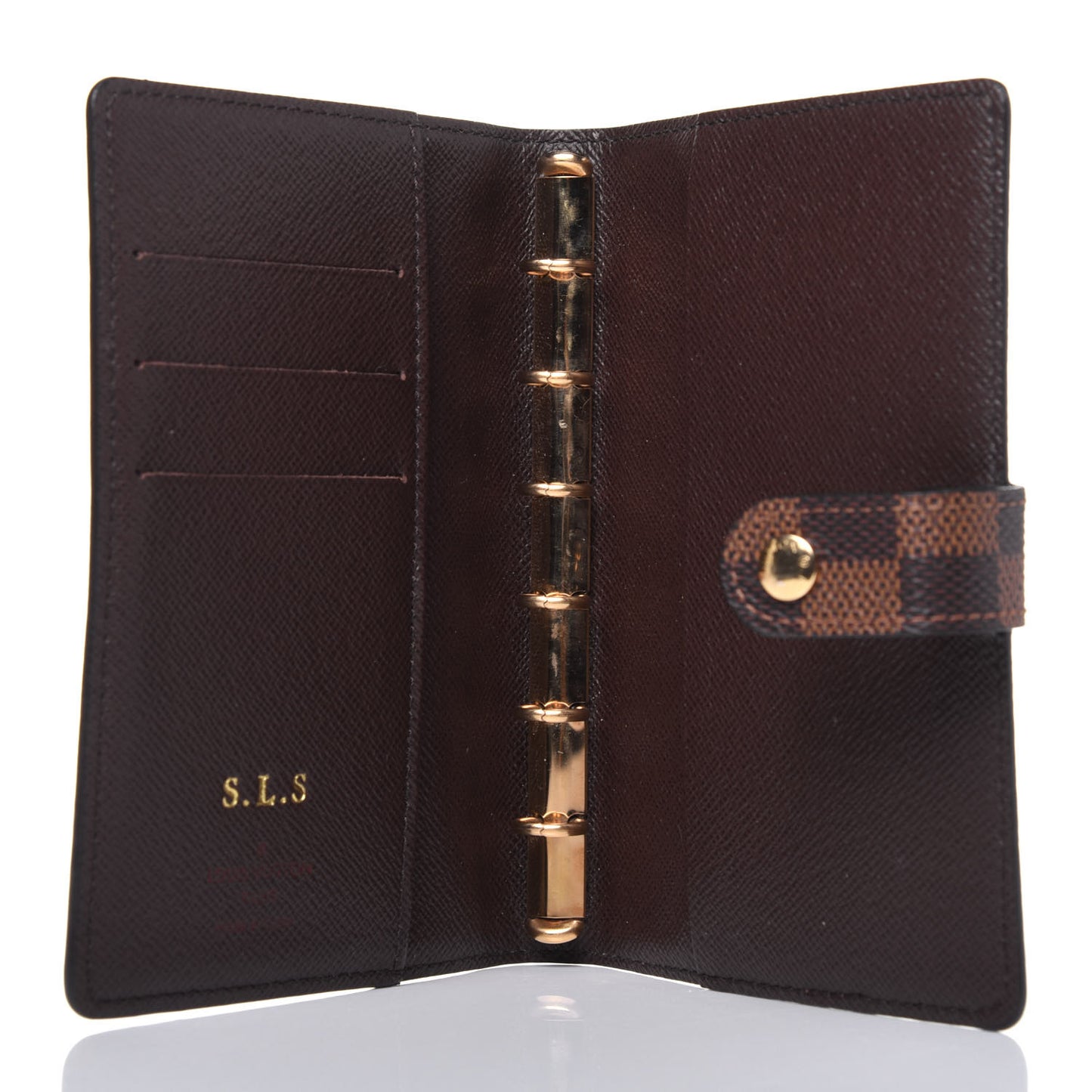 Damier Ebene Small Ring Agenda Cover