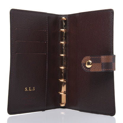 Louis Vuitton Damier Ebene Small Ring Agenda Cover 5 of 13