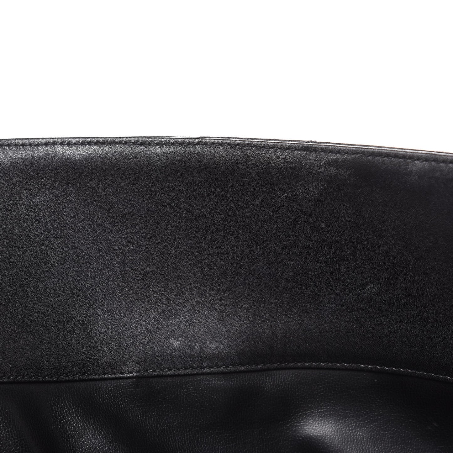 Calfskin Stitched XL Weekender Black