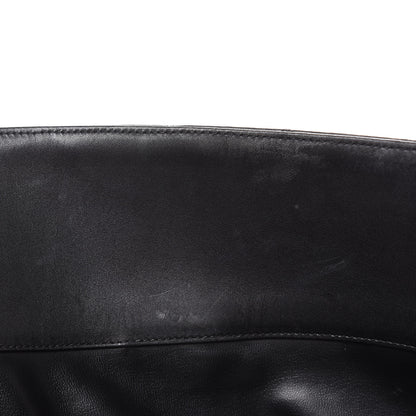 Chanel Calfskin Stitched XL Weekender Black 21 of 24