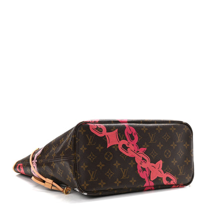 Louis Vuitton Monogram Bay Neverfull MM Rose Ballerine Poppy 4 of 11