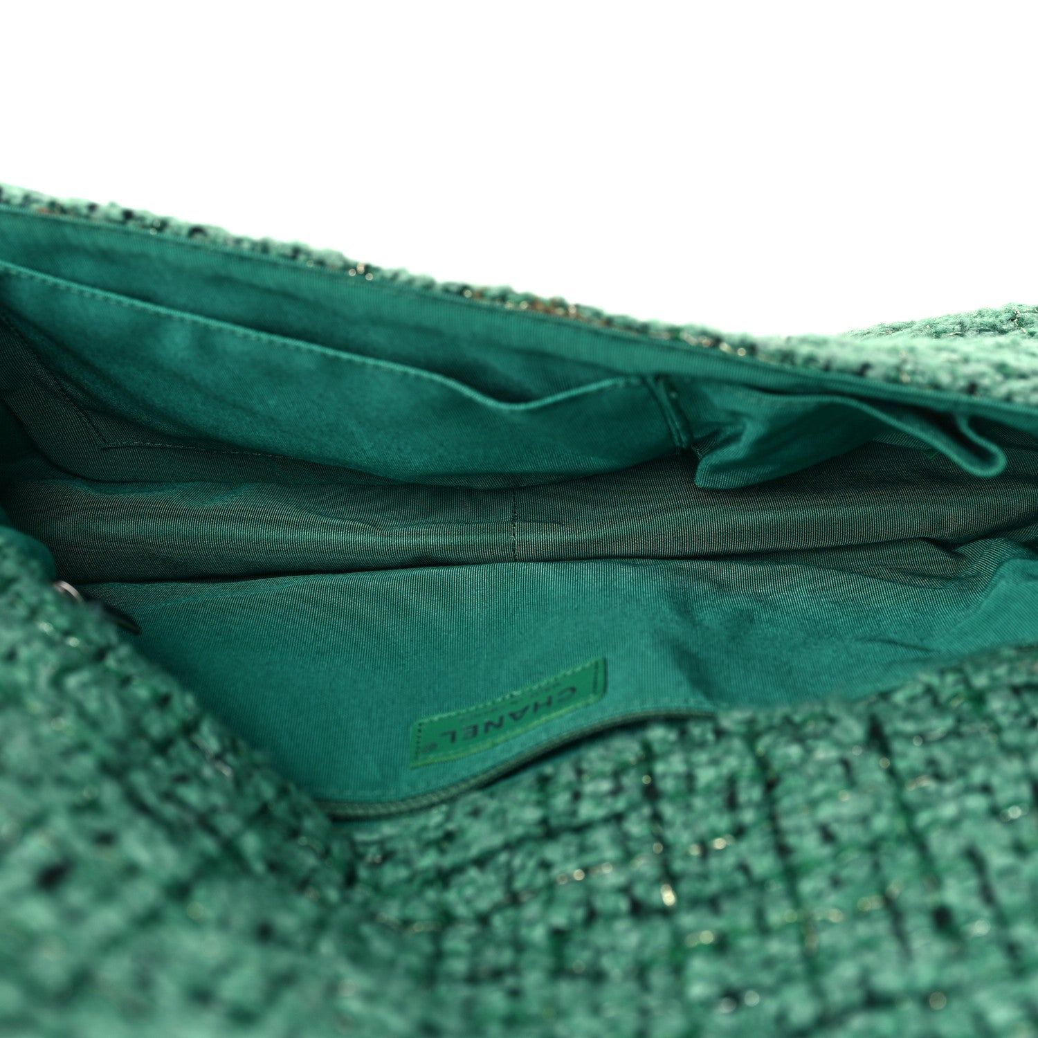 Chanel Tweed Easy 2.55 Reissue Flap Green 5 of 12