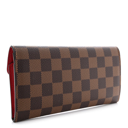 Louis Vuitton Damier Ebene Josephine Wallet Red 3 of 10