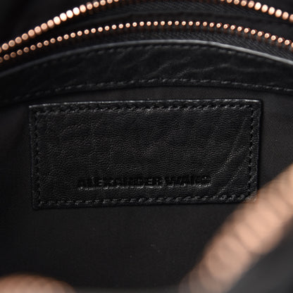 Alexander Wang Pebbled Lambskin Rocco Black Rose Gold Hardware 8 of 9