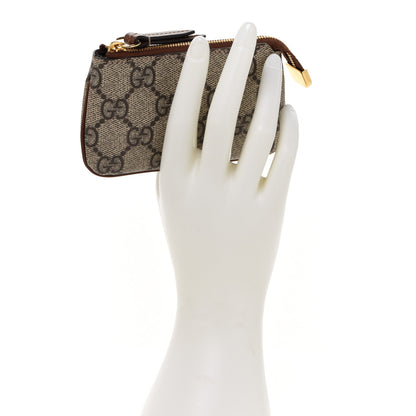 Gucci GG Supreme Monogram Key Case Brown 2 of 10
