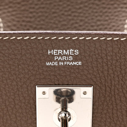 Hermes Togo BIrkin 30 Etoupe 6 of 11