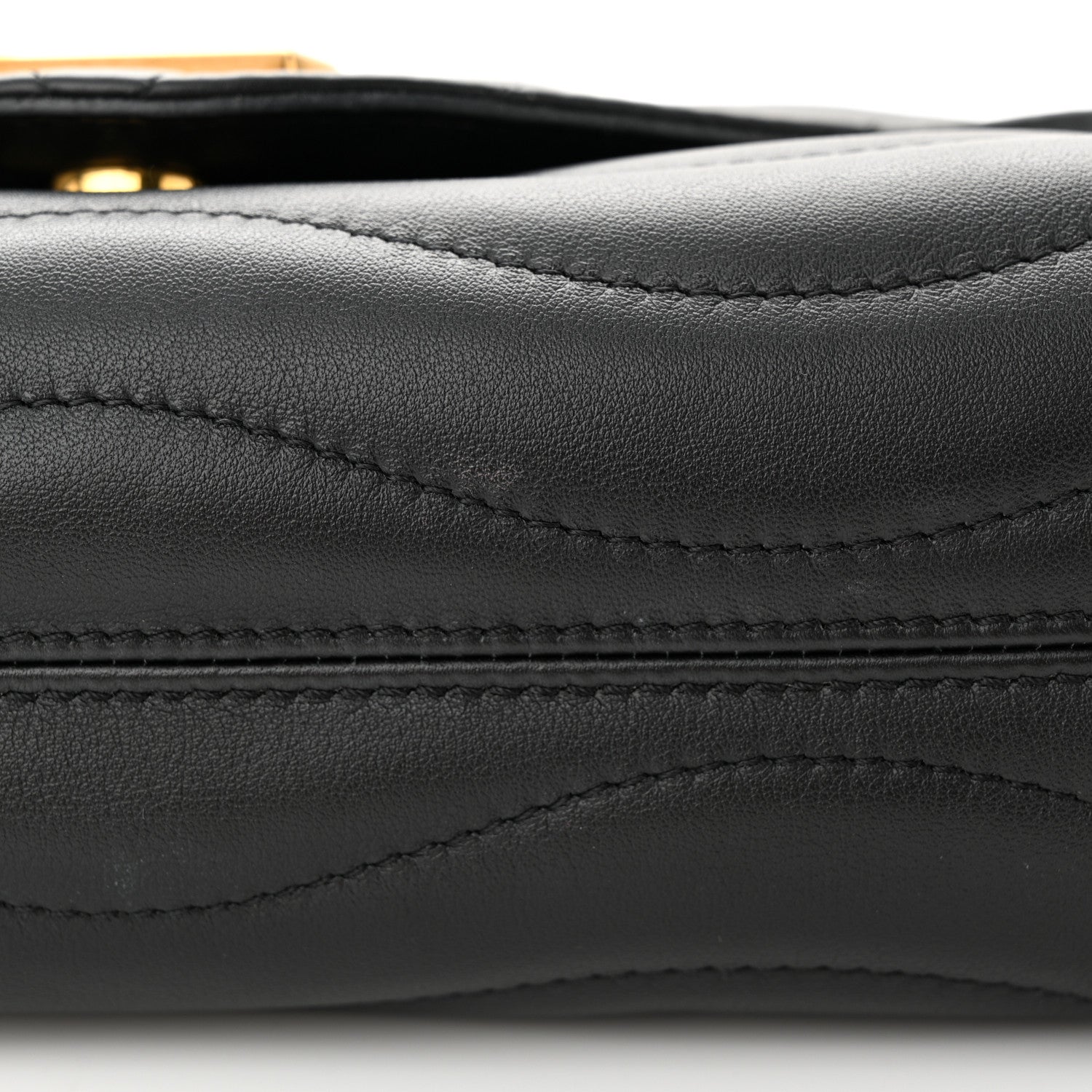 Louis Vuitton Calfskin LV New Wave Chain Bag Black 10 of 12