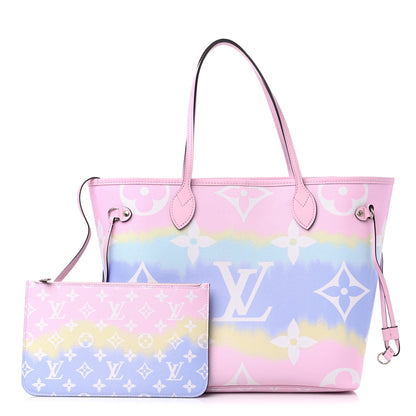 Louis Vuitton Monogram Escale Neverfull MM Pastel 1 of 11