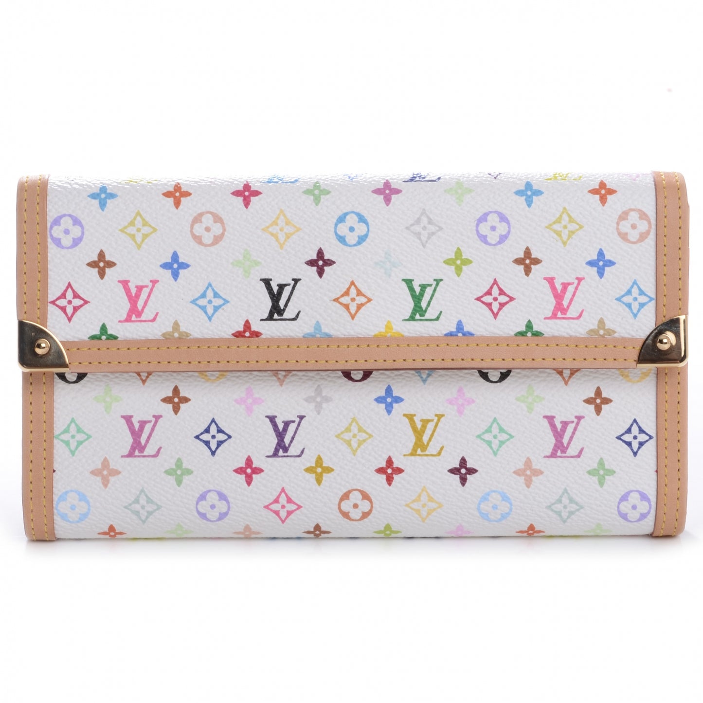 Monogram Multicolor Porte Tresor International Wallet White