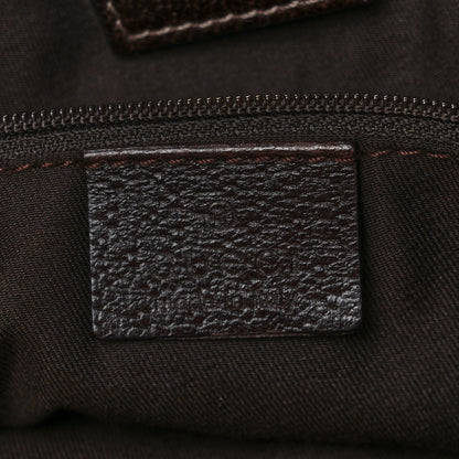 Gucci Monogram Medium Abbey Convertible Tote Dark Brown 6 of 10