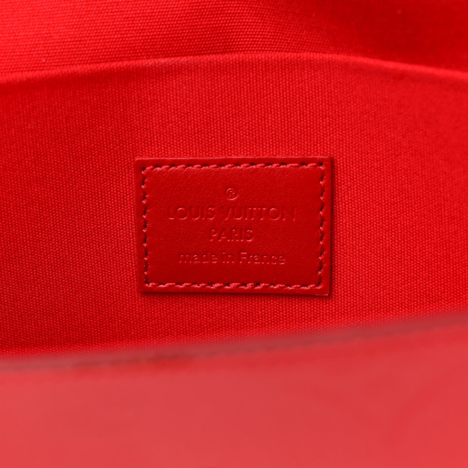 Louis Vuitton Vernis Felicie Pochette Chain Wallet Cherry 7 of 10