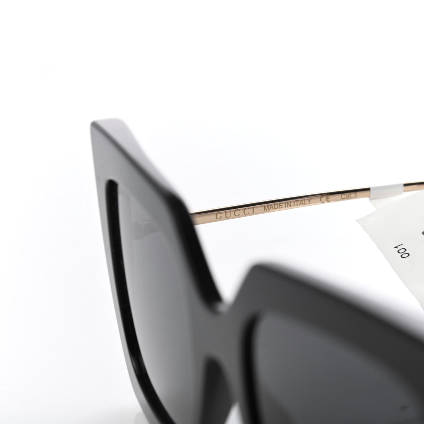 Acetate Oversize Square Frame GG0435S Sunglasses Black